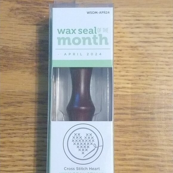 Spellbinders Other - Spellbinders Wax Seal Stamp & a bag of wax - Cross Stitch Heart